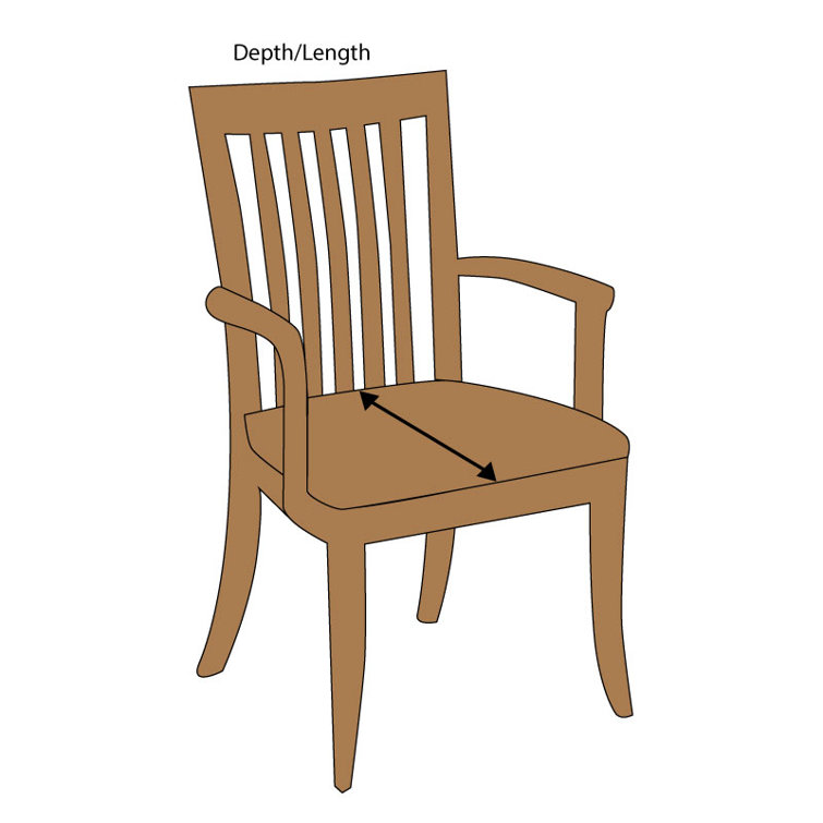 Contour dining chair online cushions